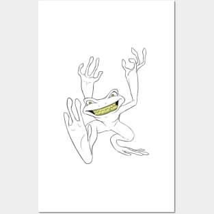 crunch frog Posters and Art